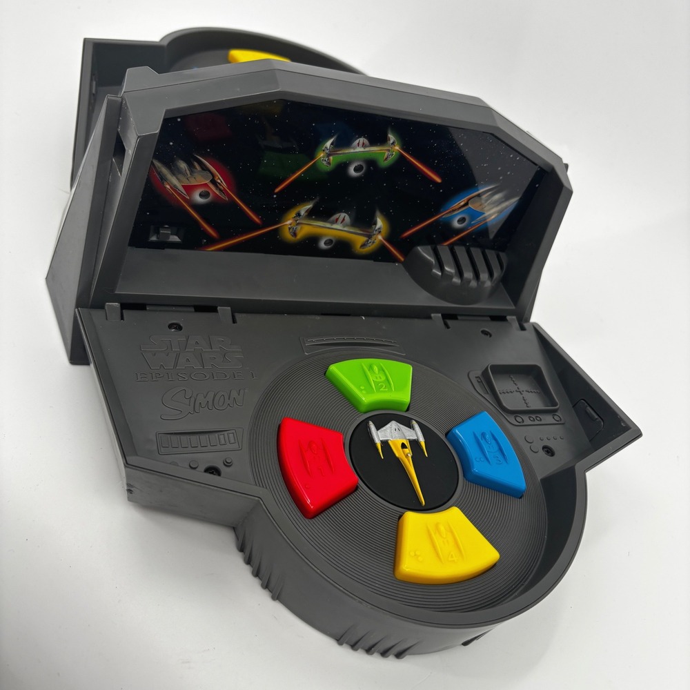 Star Wars Episode I Simon Electronic Memory Game Tiger Electronics 1999 Vintage - Picture 4 of 10